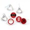 Big Dot of Happiness Jolly Santa Claus - Round Candy Christmas Party Sticker Favors - Labels Fits Hershey‘s Kisses (1 Sheet of 108)